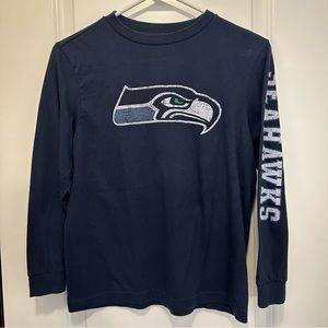 🔴 Seattle Seahawks Boy’s Long Sleeve Shirt